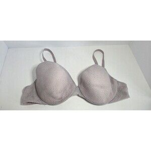Victoria's Secret IPEX Body demi cup Bra With Lavender Lace 38 C Underwired